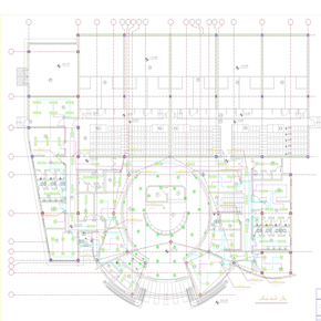 drawing electrical installations for Shiraz's Squash Club